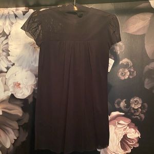 Sweet Pea Nylon (mesh) Black Top. NWT. Small.